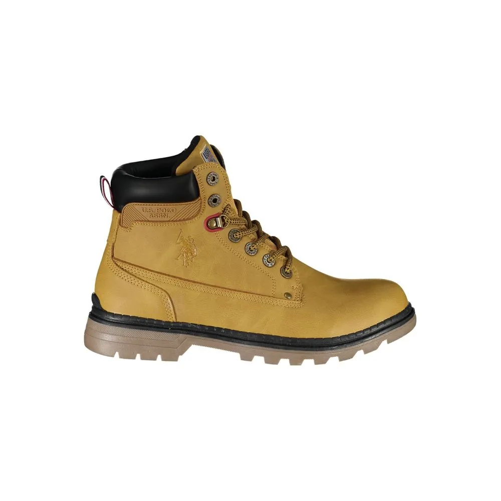 U.S. POLO ASSN. Men's Elegant High Boots with Refined Contrast Details