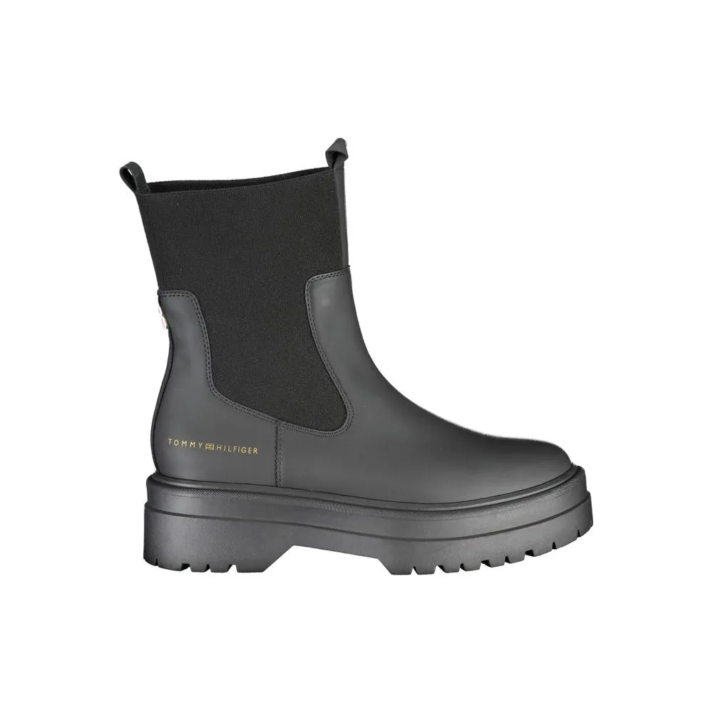Tommy Hilfiger Women's Elegant Ankle Boot with Contrast Details