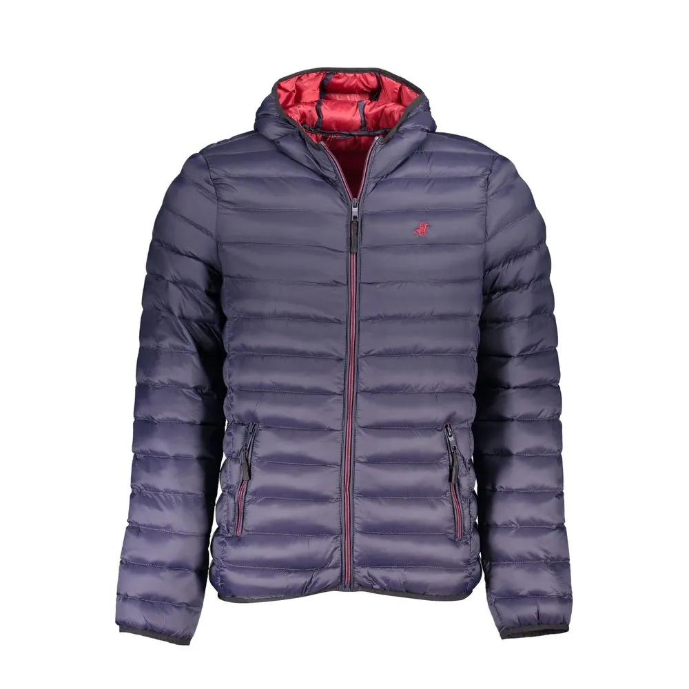 U.S. Grand Polo Men's Elegant Long Sleeve Hooded Jacket