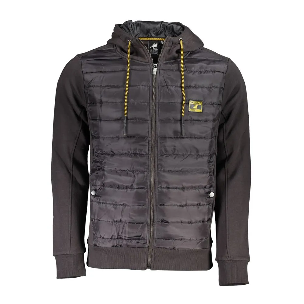 U.S. Grand Polo Men's Hooded Long Sleeve Fashion Jacket
