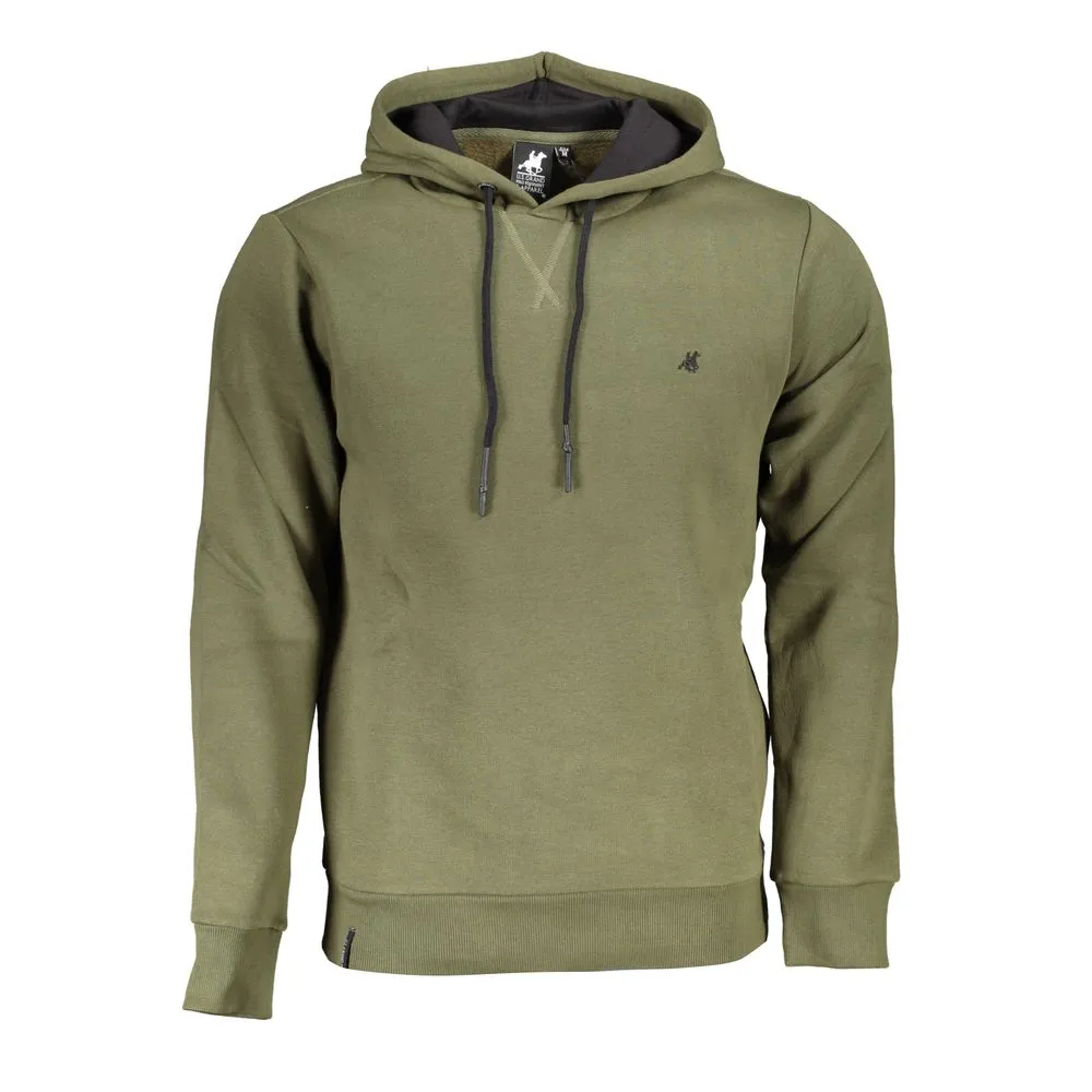 U.S. Grand Polo Men's Emerald Elegance Hooded Sweater