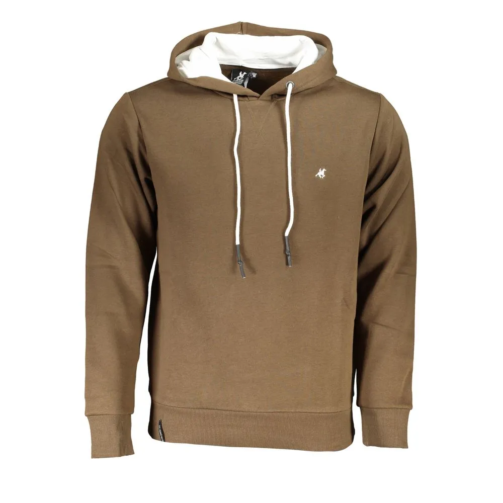 U.S. Grand Polo Men's Elegant Hooded Long Sleeve Sweatshirt
