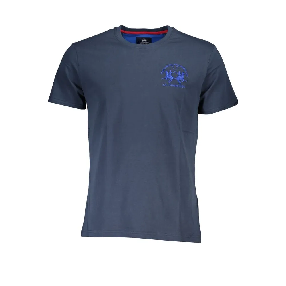La Martina Men's Elegant Short Sleeve Crew Neck T-Shirt