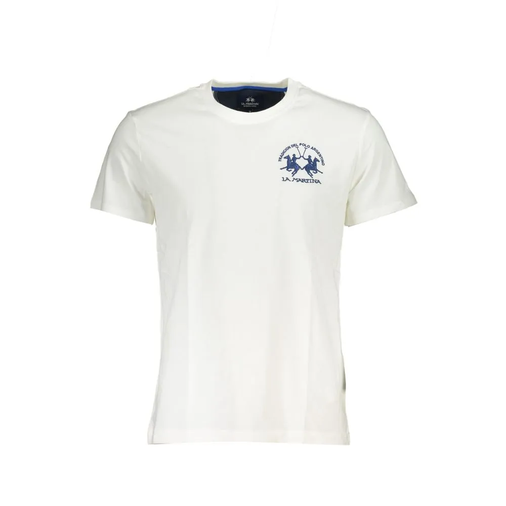 La Martina Men's Elegant Short Sleeve Crew Neck T-Shirt