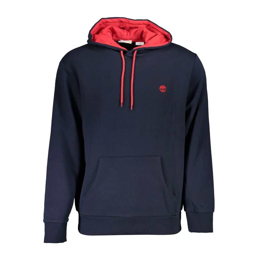 Timberland Men's Classic Blue Fleece Hooded Sweatshirt