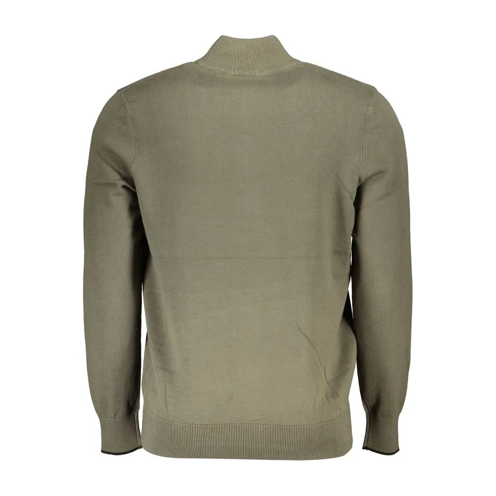 Timberland Men's Organic Cotton Half Zip Sweater - Lush Green