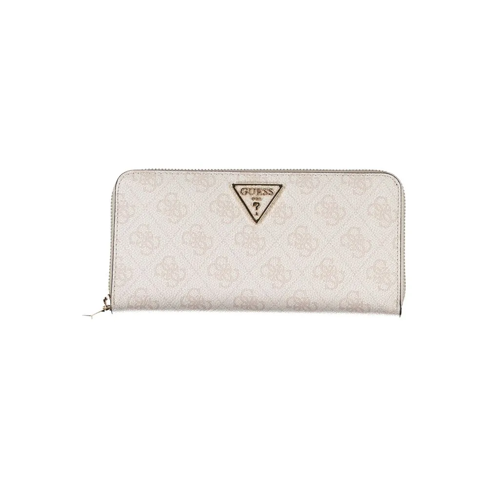 Guess Jeans Chic White Multi-Compartment Wallet