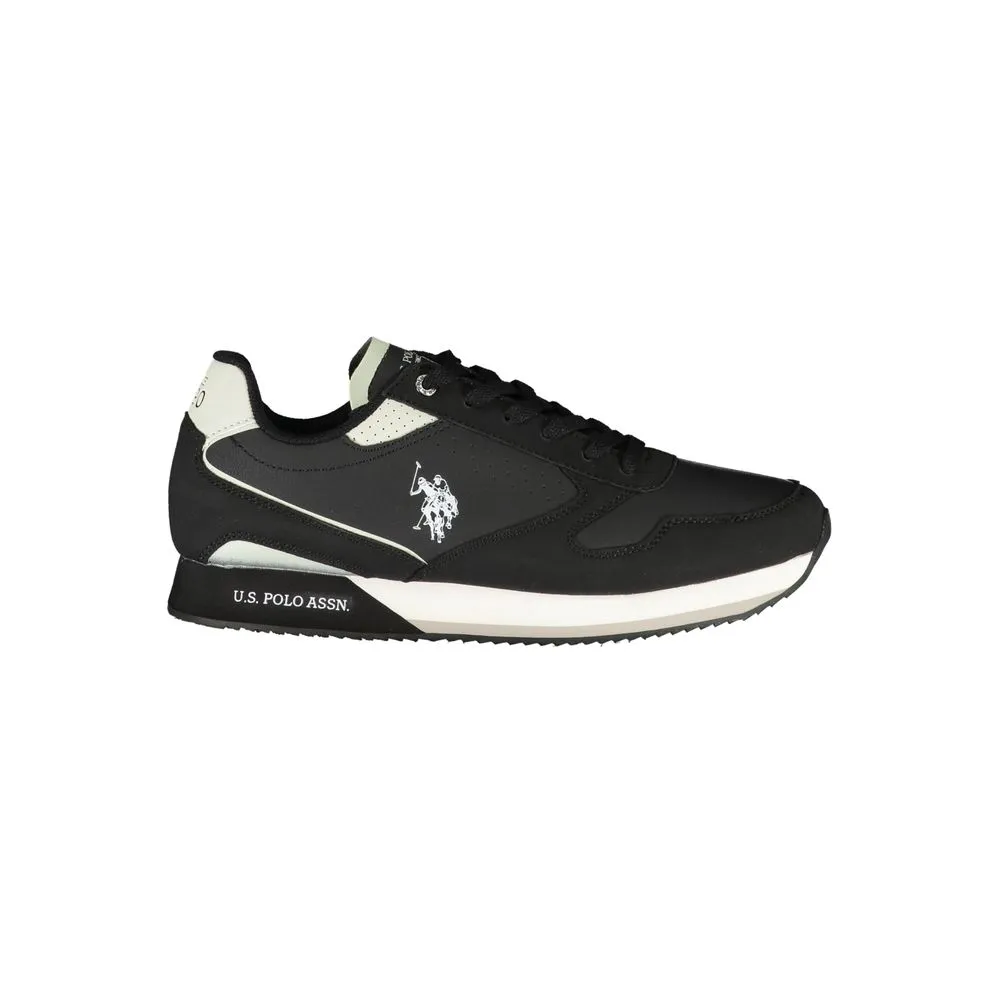 U.S. POLO ASSN. Men's Elegant Lace-Up Sneakers with Contrast Details