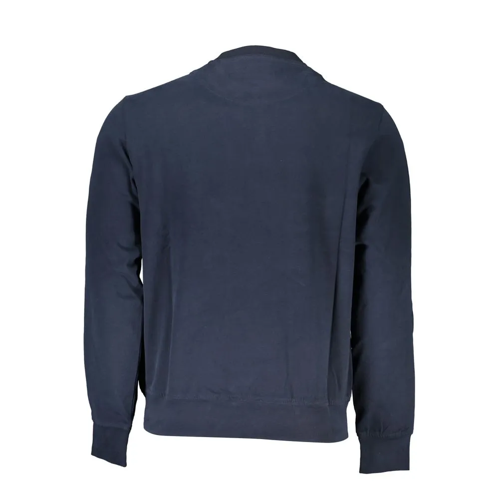 Harmont & Blaine Men's Elegant Blue Crew Neck Sweater