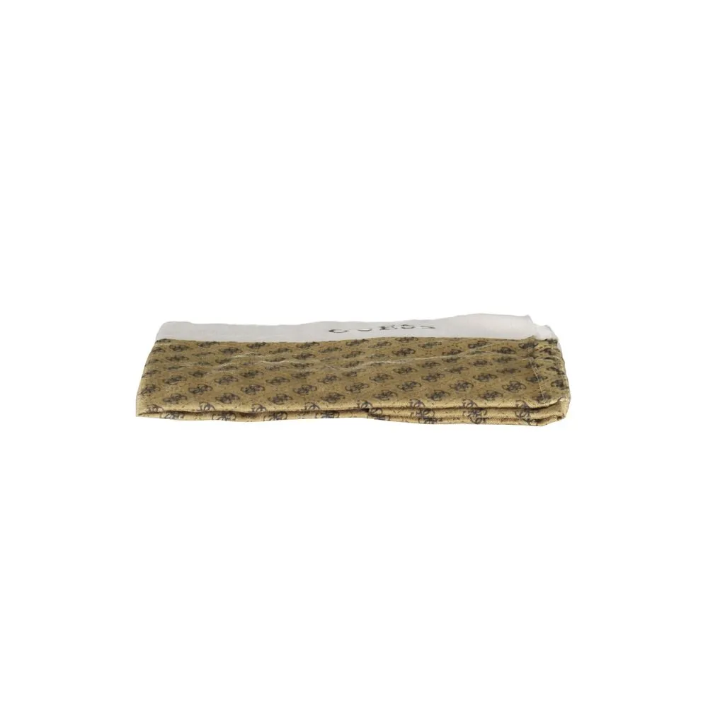 Guess Jeans Men's Elegant Green Logo Scarf