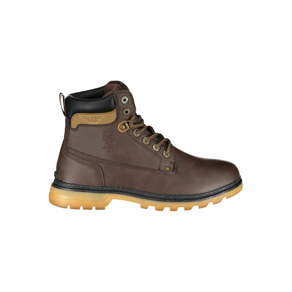 U.S. POLO ASSN. Men's Equestrian Charm High Boots with Contrasting Details