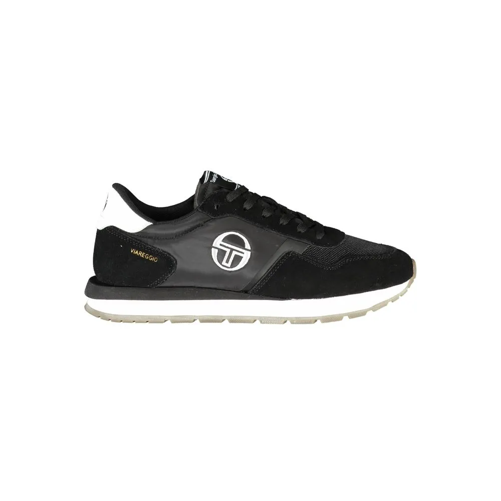 Sergio Tacchini Men's Chic Viareggio Sneakers with Contrast Embroidery