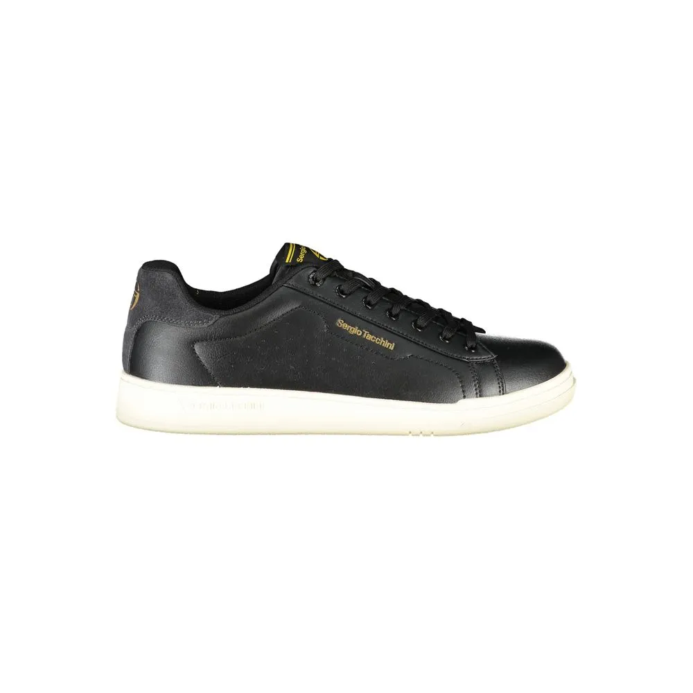 Sergio Tacchini Men's Sleek Black Capri Sports Sneakers