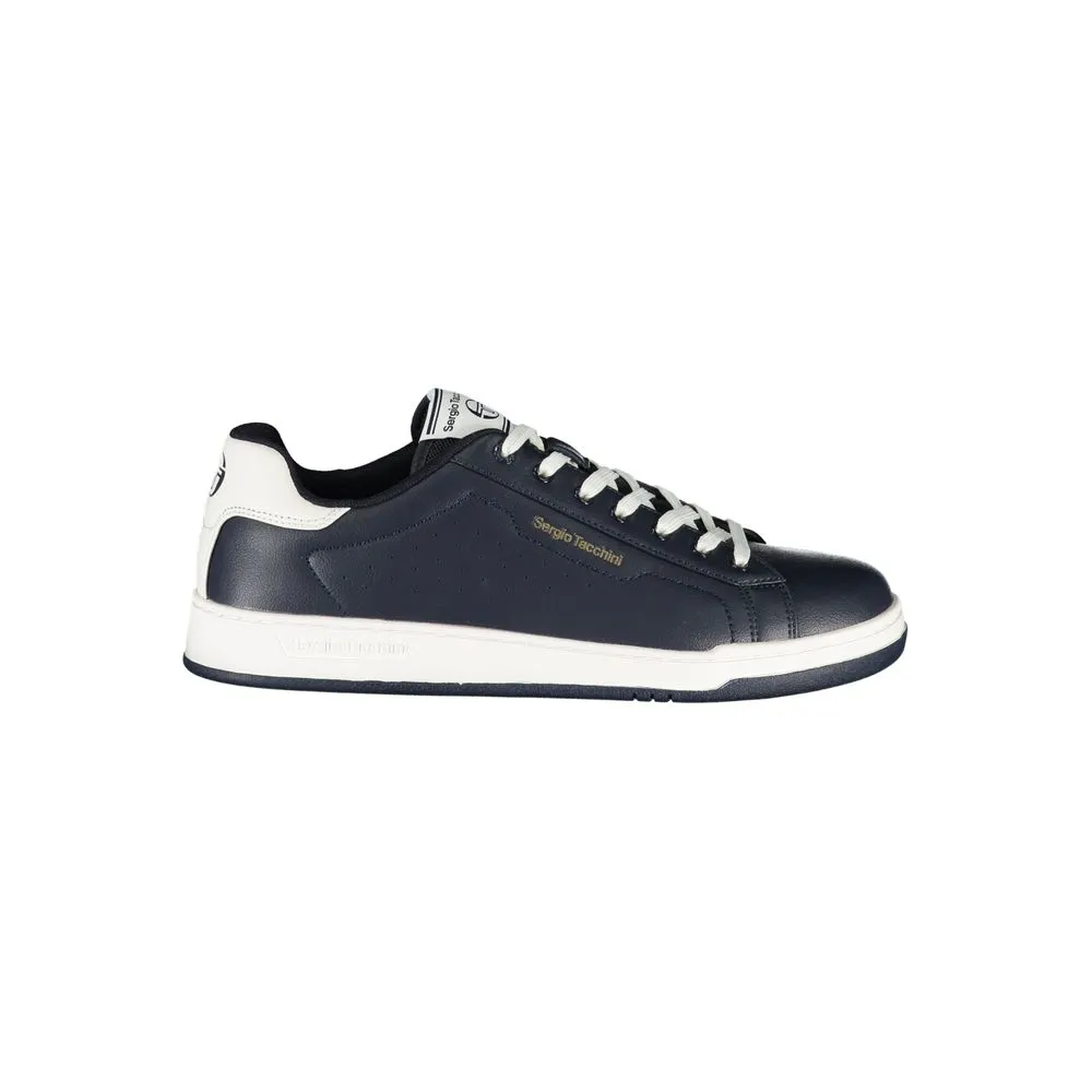 Sergio Tacchini Men's Sleek Blue Capri Lace-Up Sneakers