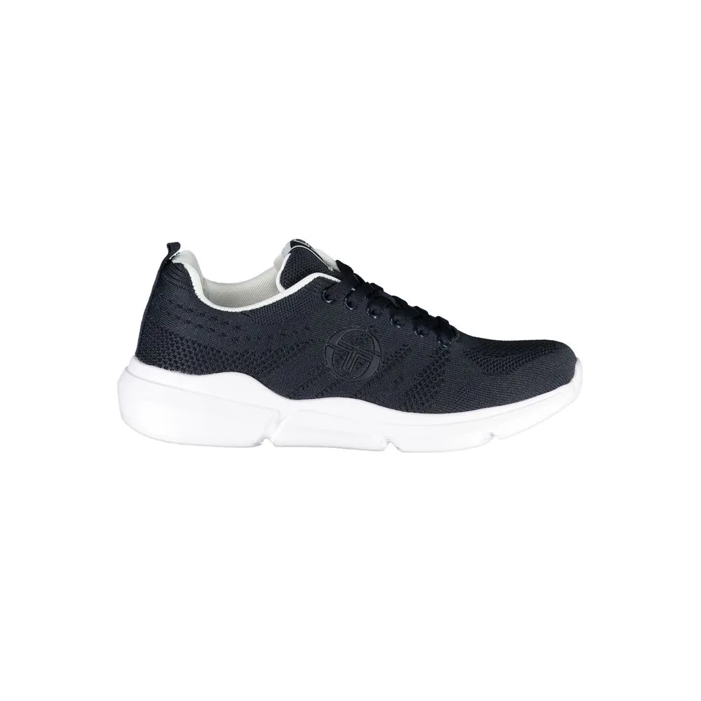 Sergio Tacchini Men's Stylish Blue Lace-up Sneakers with Contrast Details