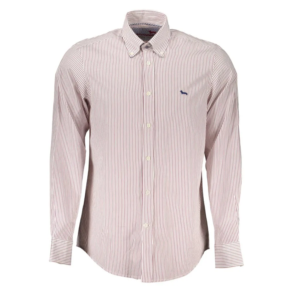 Harmont & Blaine Men's Dapper Striped Button-Down Cotton Shirt