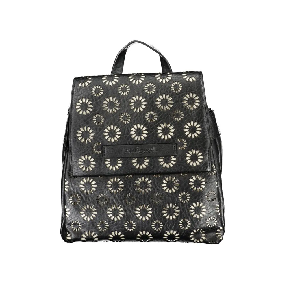 Desigual Women's Sleek Urban Chic Black Backpack