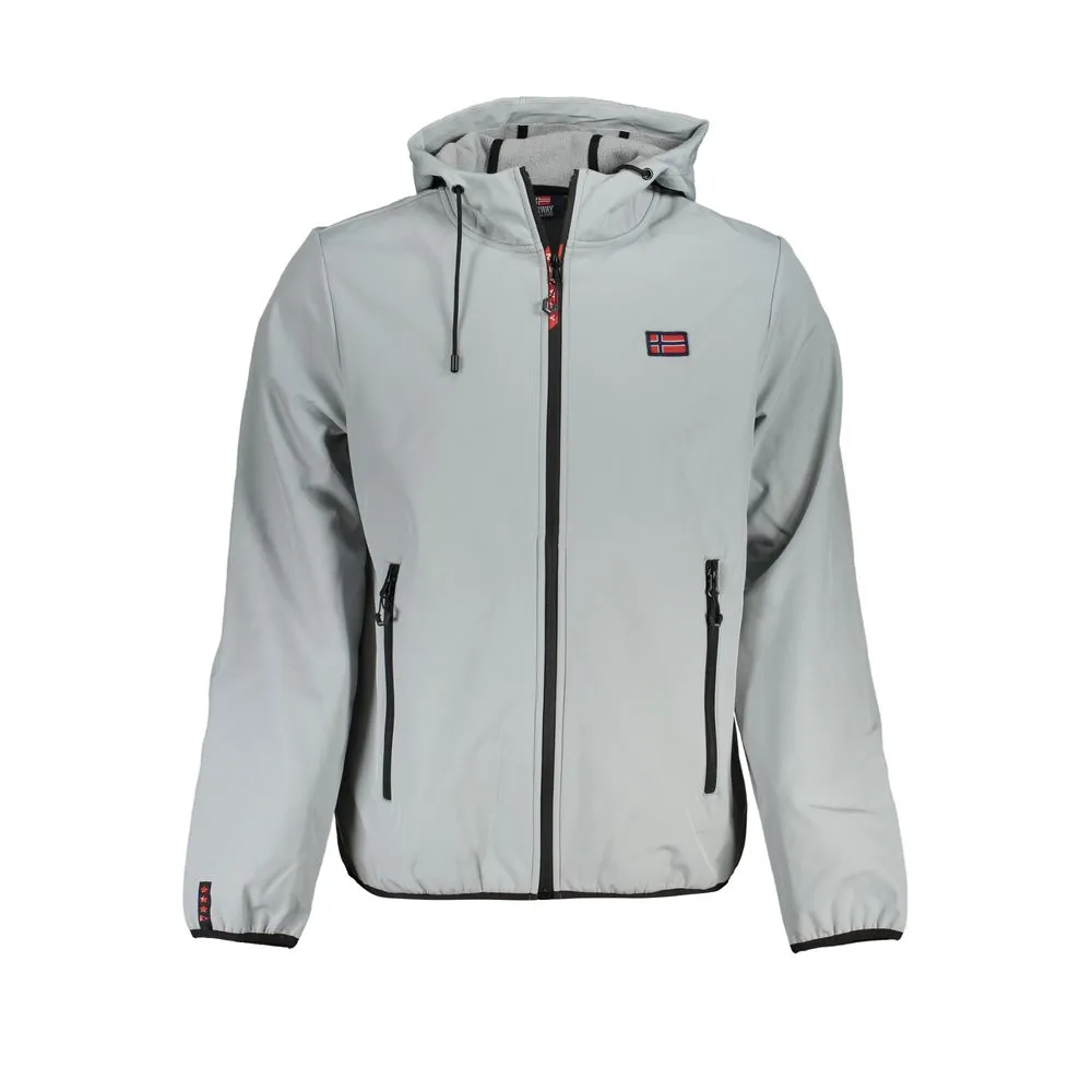 Norway 1963 Men's Elegant Gray Soft Shell Men's Jacket