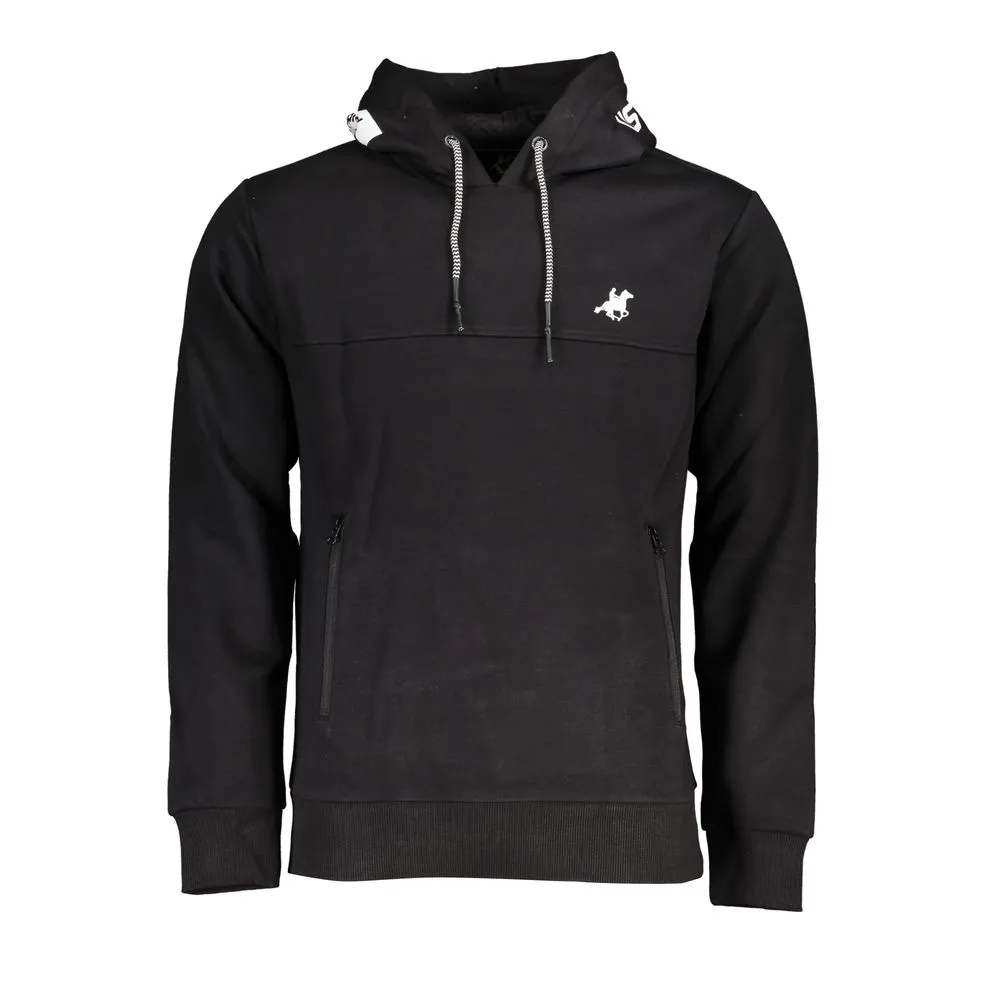 U.S. Grand Polo Men's Elegant Fleece Hooded Sweatshirt