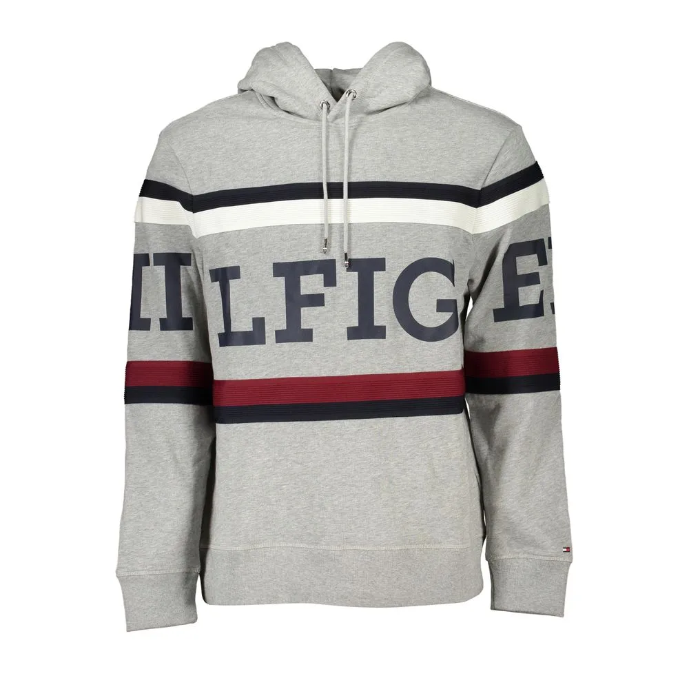 Tommy Hilfiger Men's Sleek Hooded Cotton Sweatshirt
