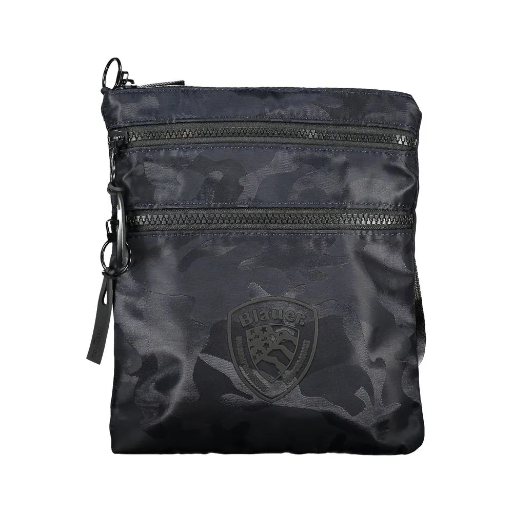 Blauer Men's Contrast Detail Blue Shoulder Bag
