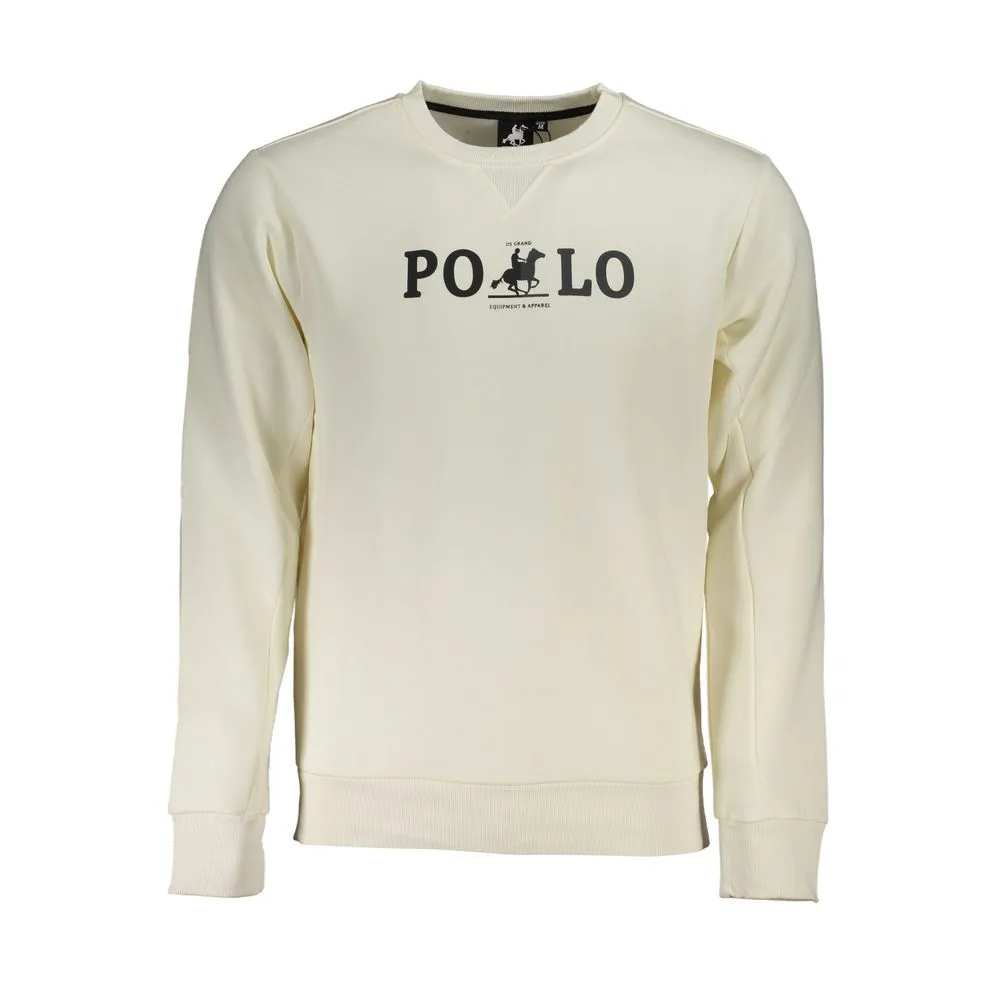 U.S. Grand Polo Men's Elegant Crew Neck Fleece Sweatshirt