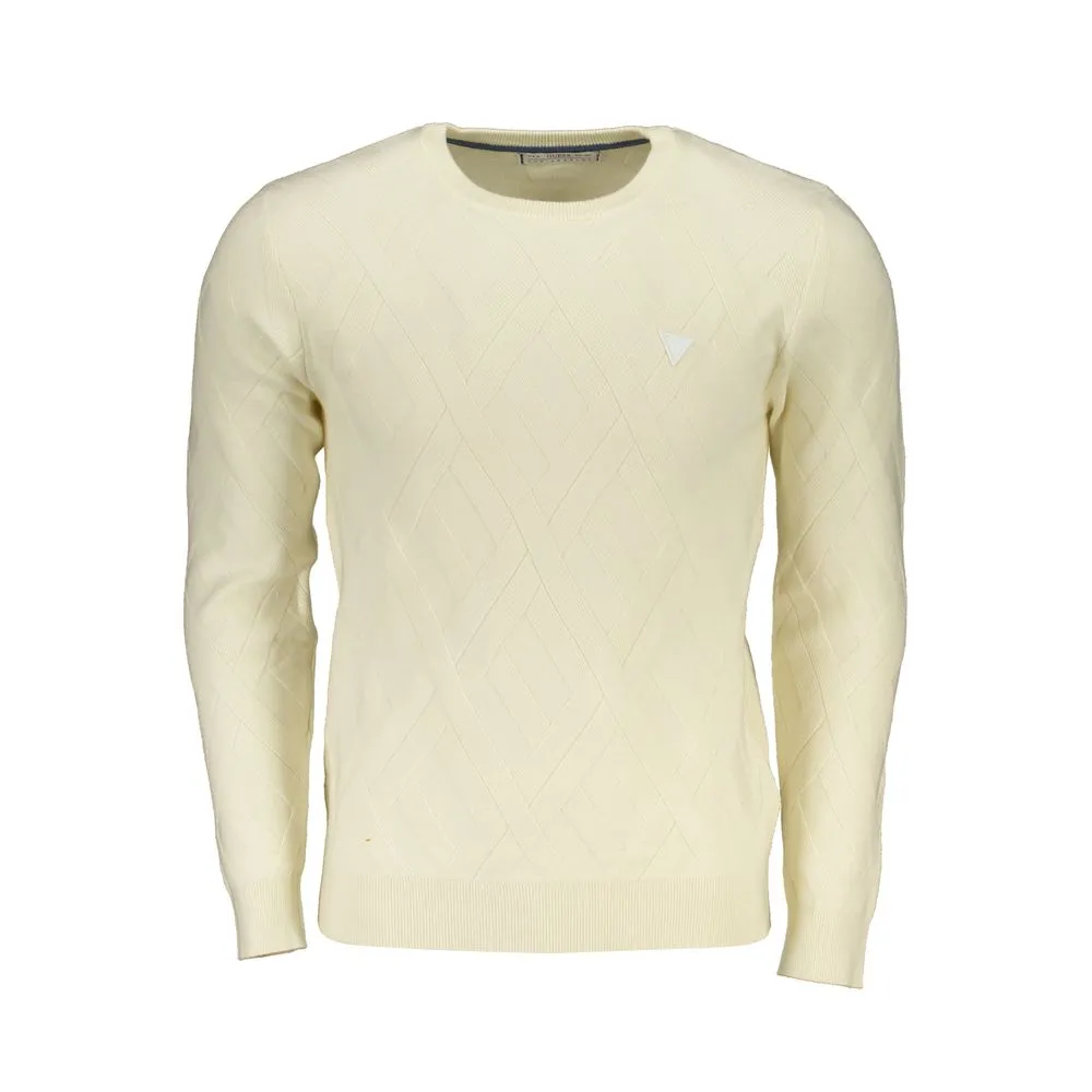 Guess Jeans Men's Chic Contrast Crew Neck Men's Sweater