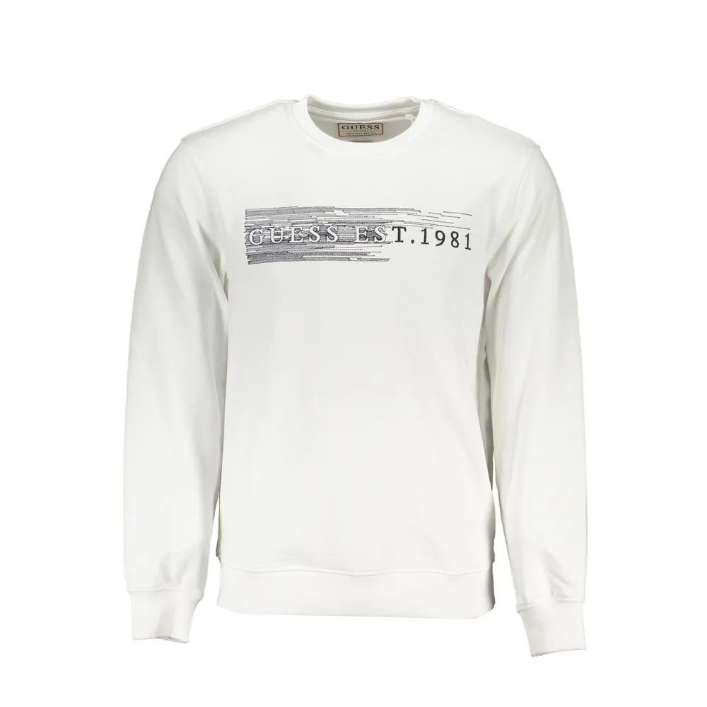 Guess Jeans Men's Slim Fit Embroidered Crew Neck Sweater