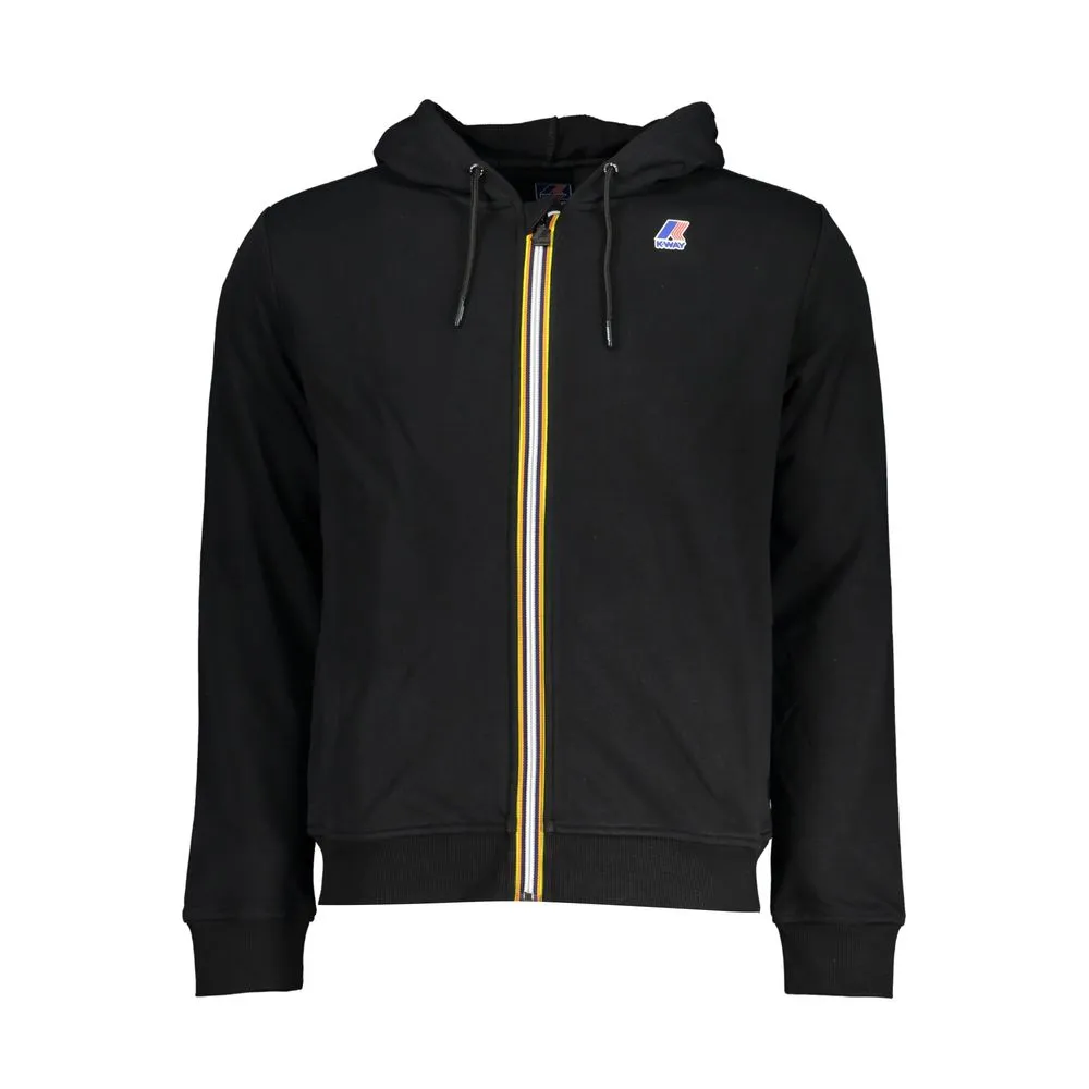 K-WAY Men's Sleek Hooded Cotton-Blend Sweatshirt