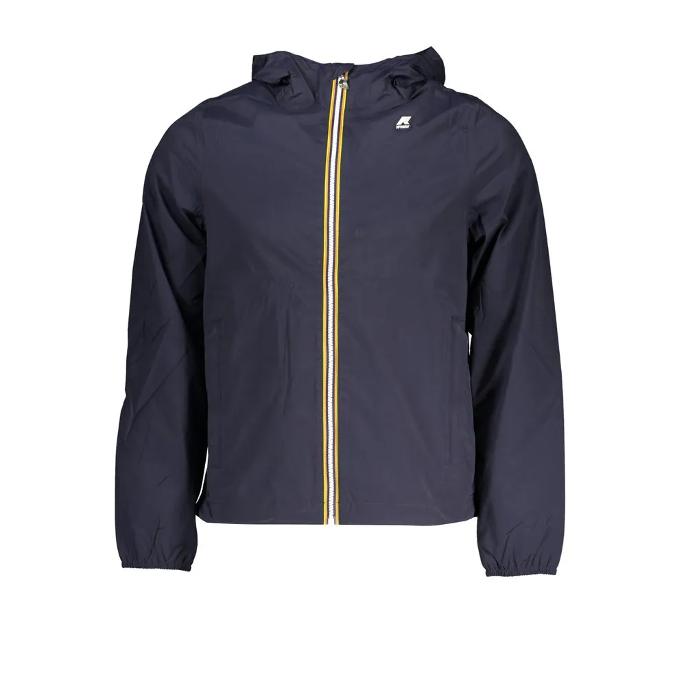 K-WAY Men's Sleek Long-Sleeved Hooded Jacket
