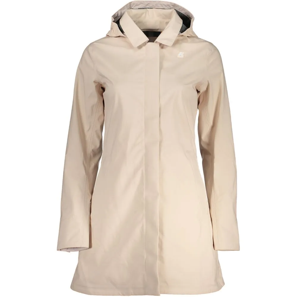 K-WAY Women's Chic Pink Hooded Sports Jacket for Her