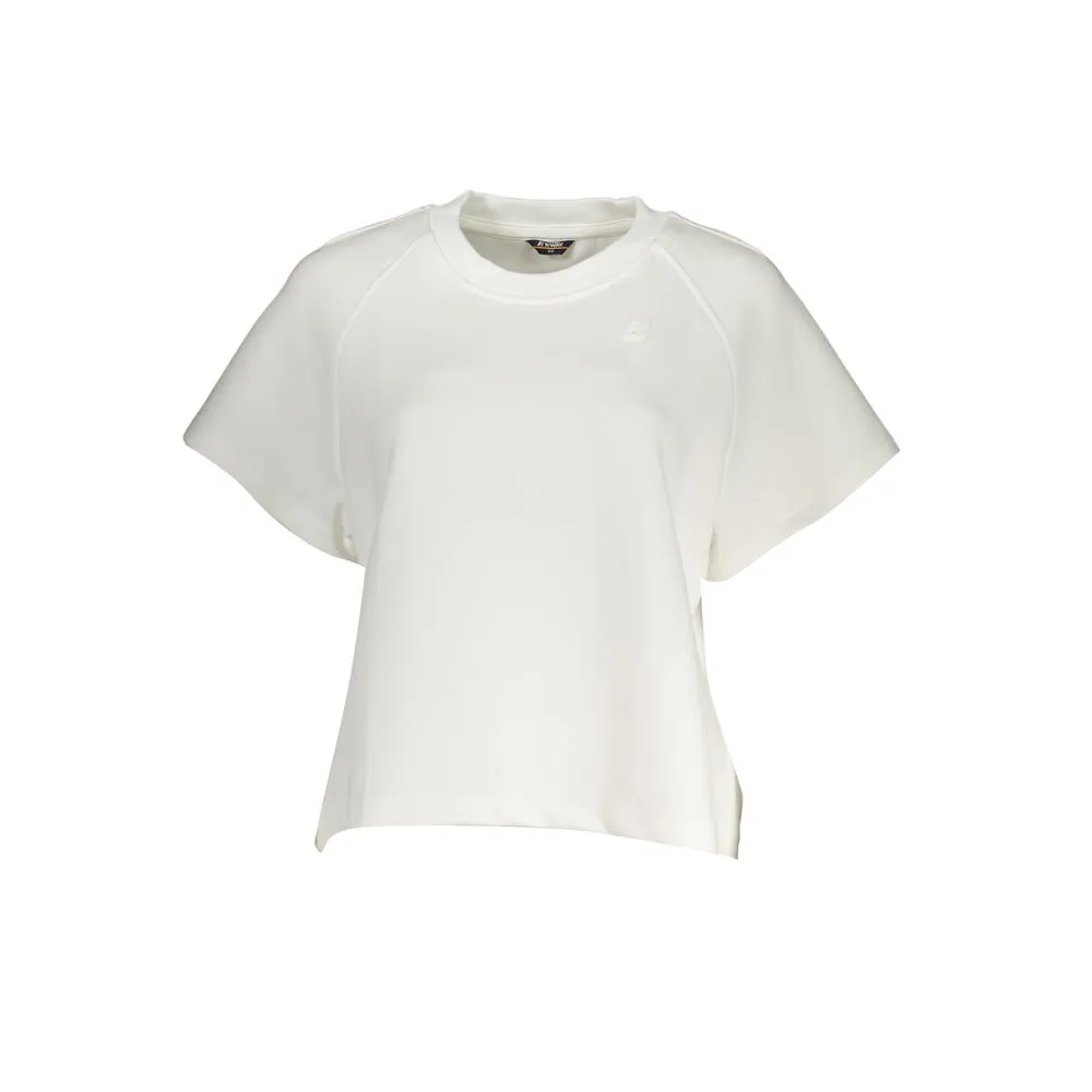 K-WAY Women's Chic White Technical Short Sleeve Tee