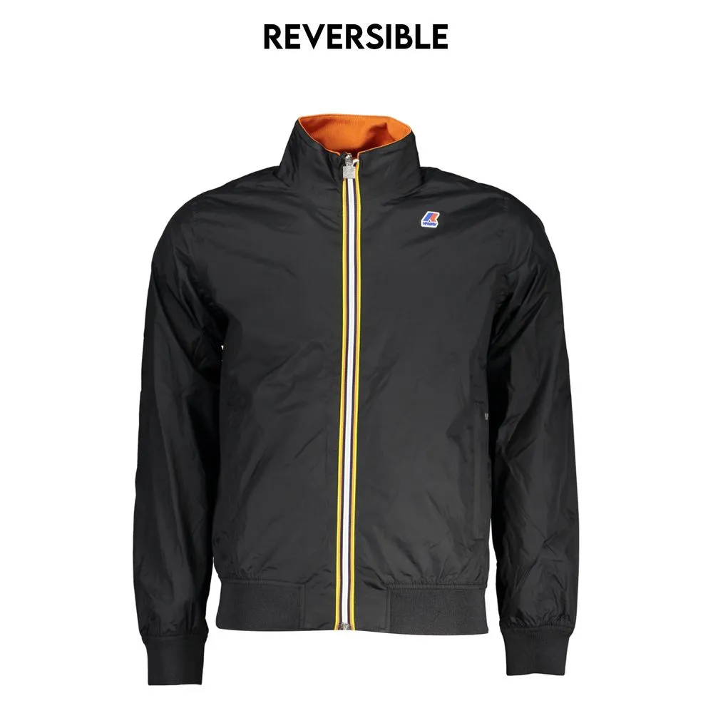 K-WAY Men's Sleek Waterproof Sports Jacket with Contrast Details