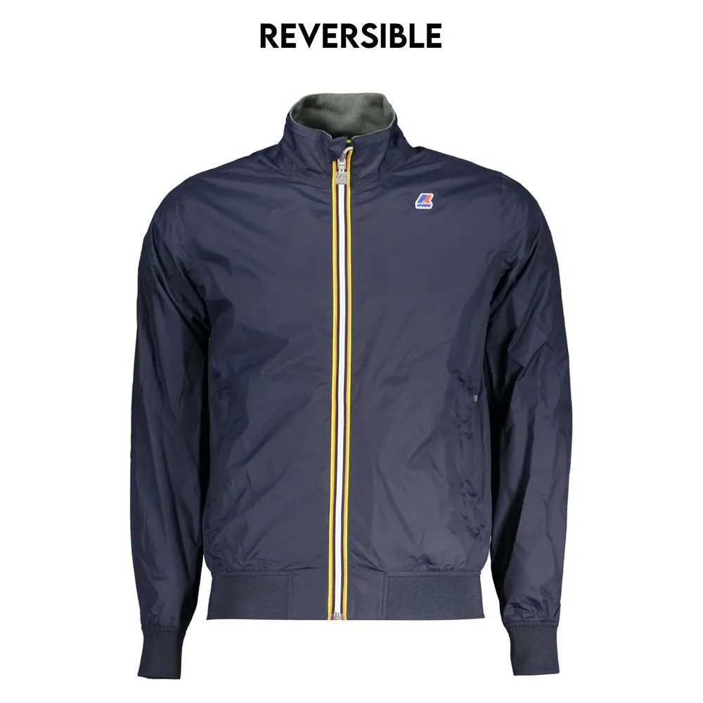 K-WAY Men's Chic Waterproof Long Sleeve Jacket
