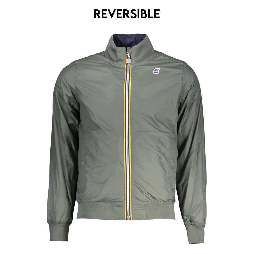 K-WAY Men's Chic Waterproof Long Sleeve Jacket