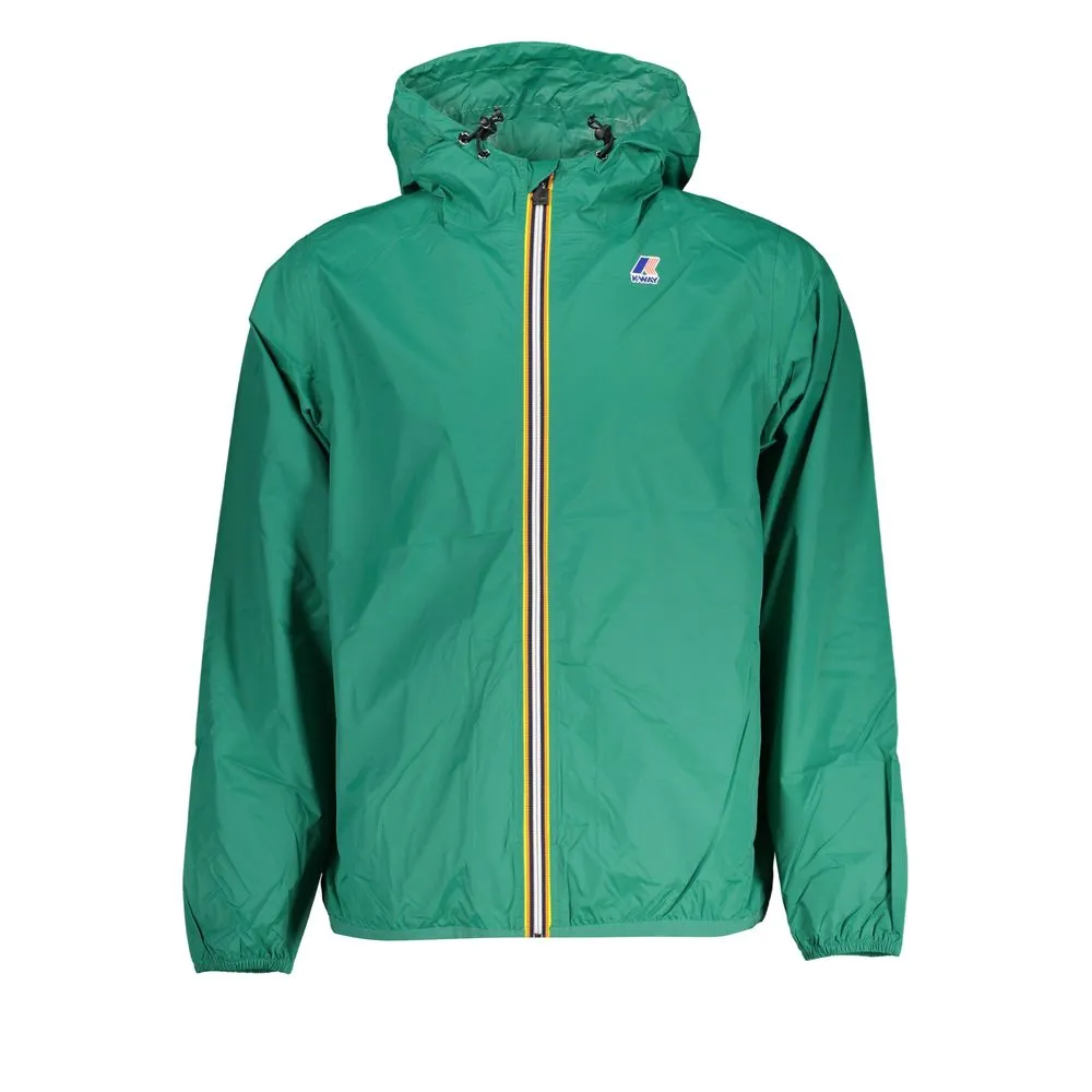 K-WAY Men's Chic Urban Waterproof Hooded Jacket