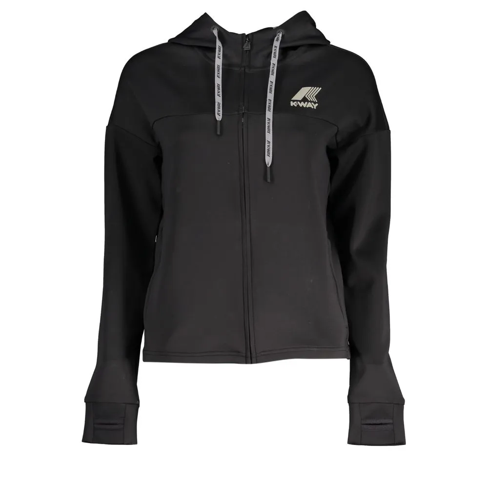 K-WAY Women's Elegant Long-Sleeved Hooded Sweatshirt