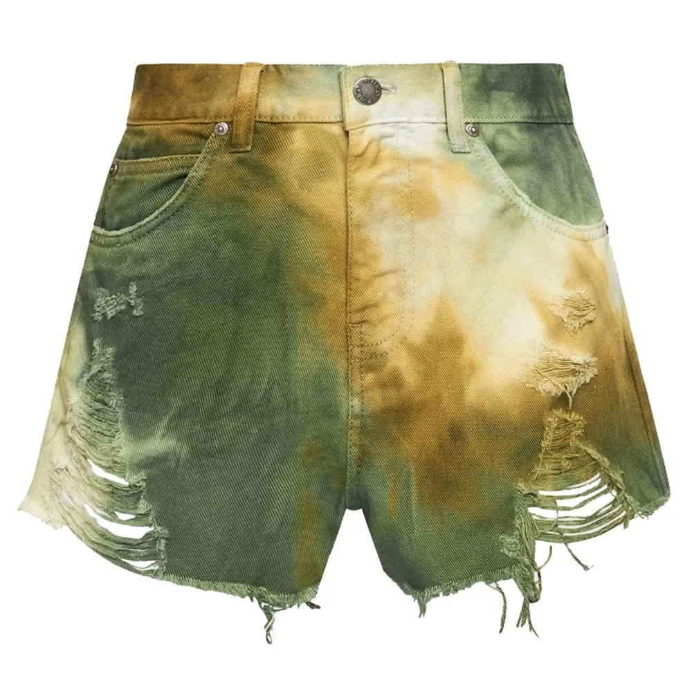 PINKO Women's Green Cotton Women's Shorts