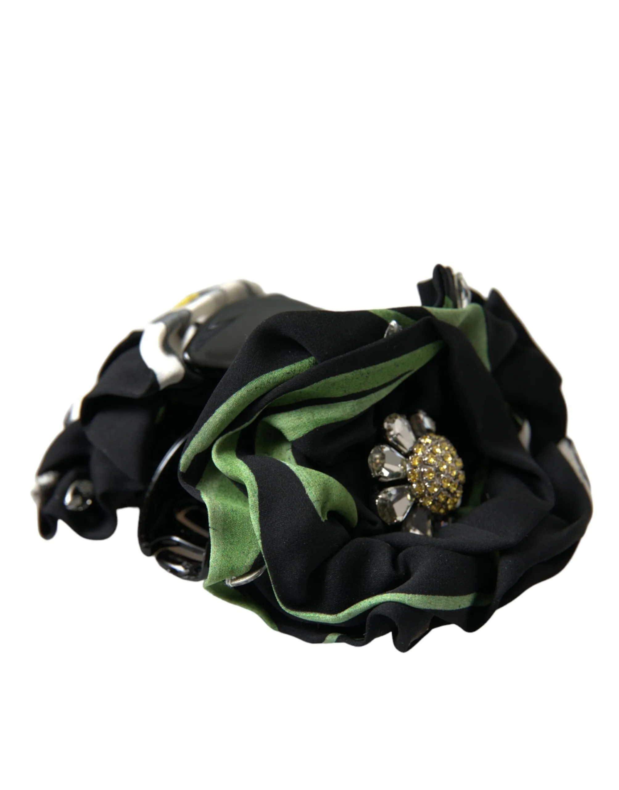 Dolce & Gabbana Women's Multicolor Floral Crystal Hair Claw