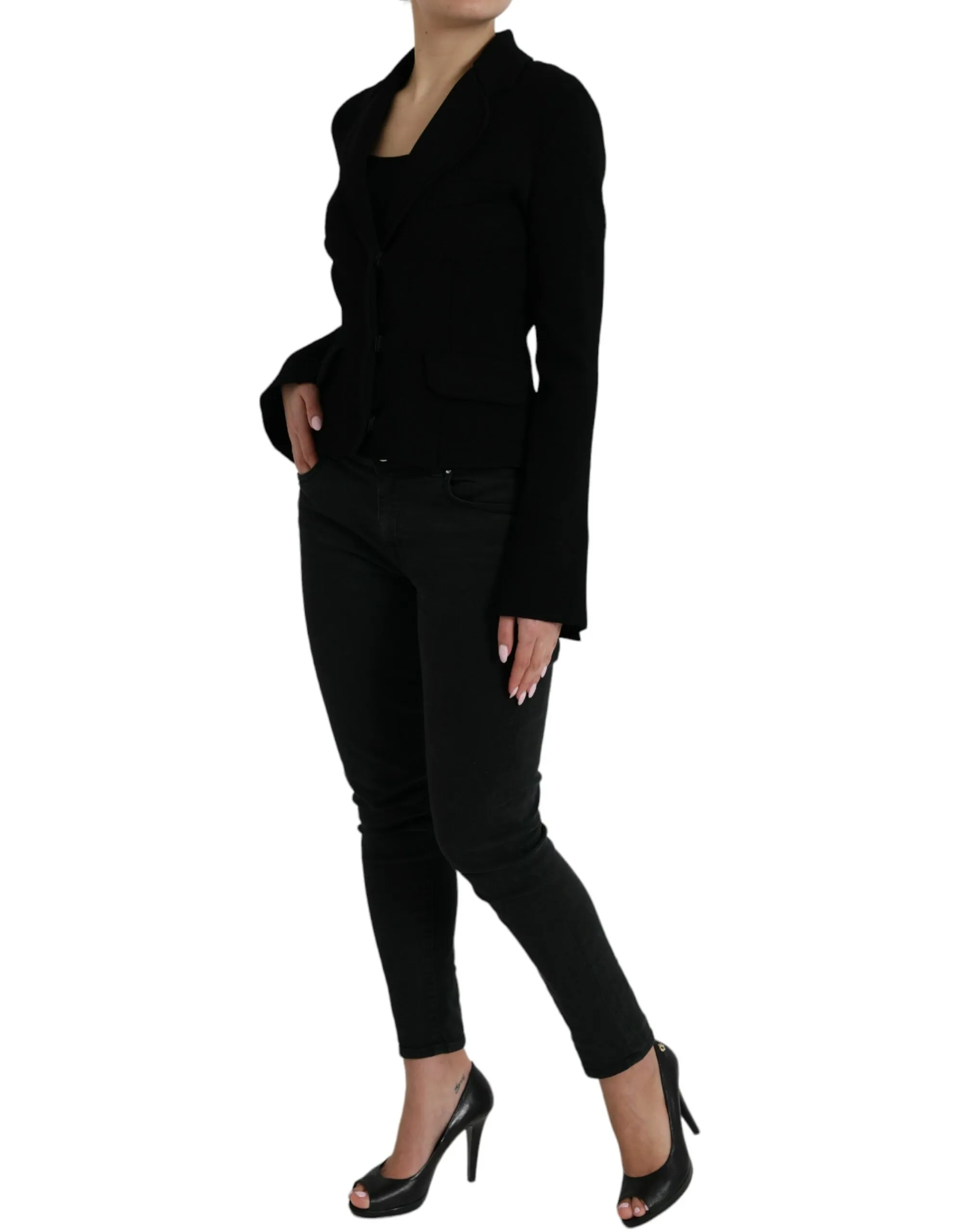 Dolce & Gabbana Women's Elegant Black Designer Blazer for Women
