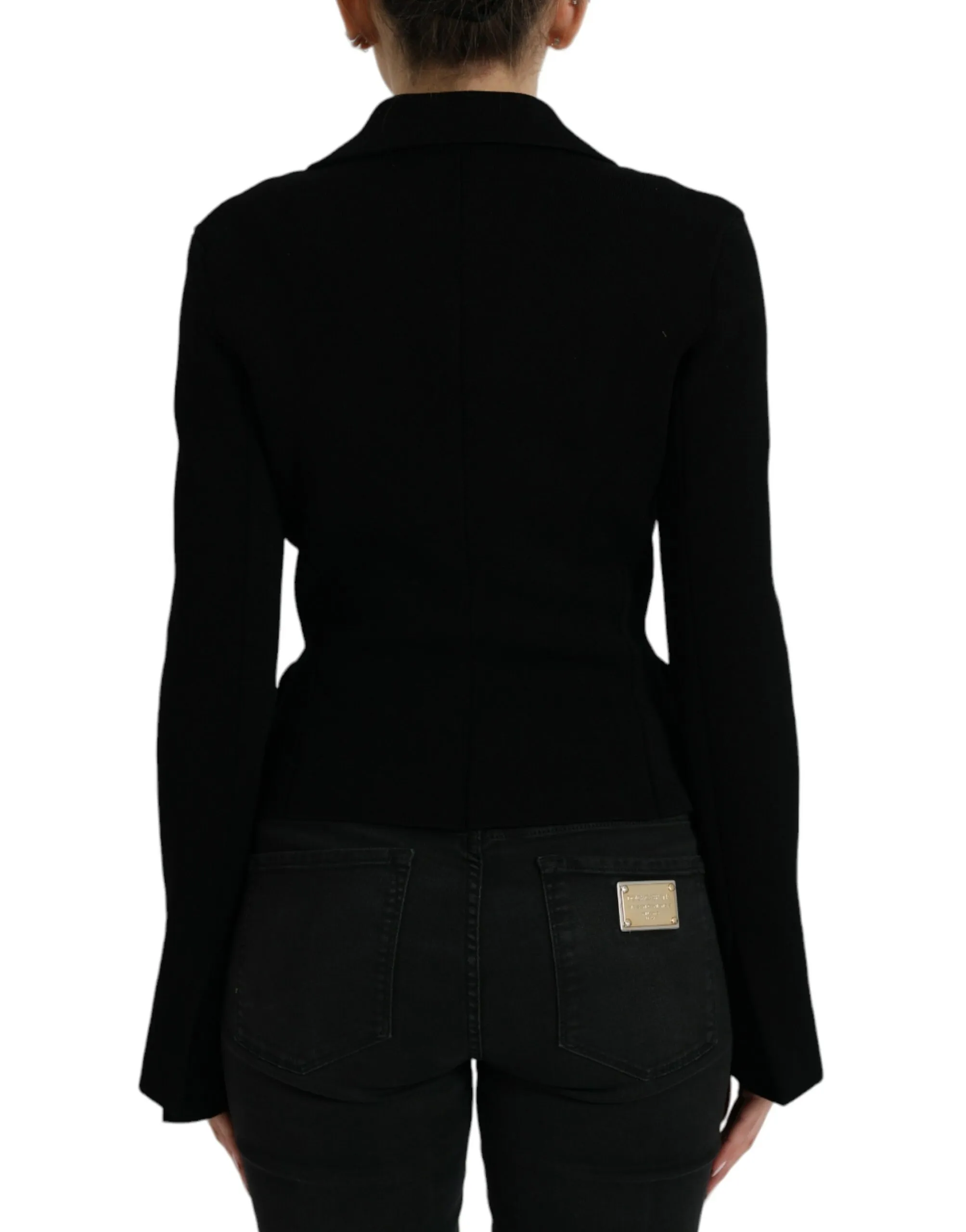 Dolce & Gabbana Women's Elegant Black Designer Blazer for Women