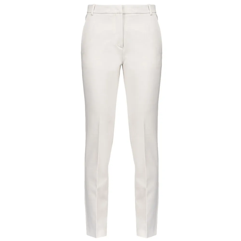 PINKO Women's White Viscose Jeans & Pant