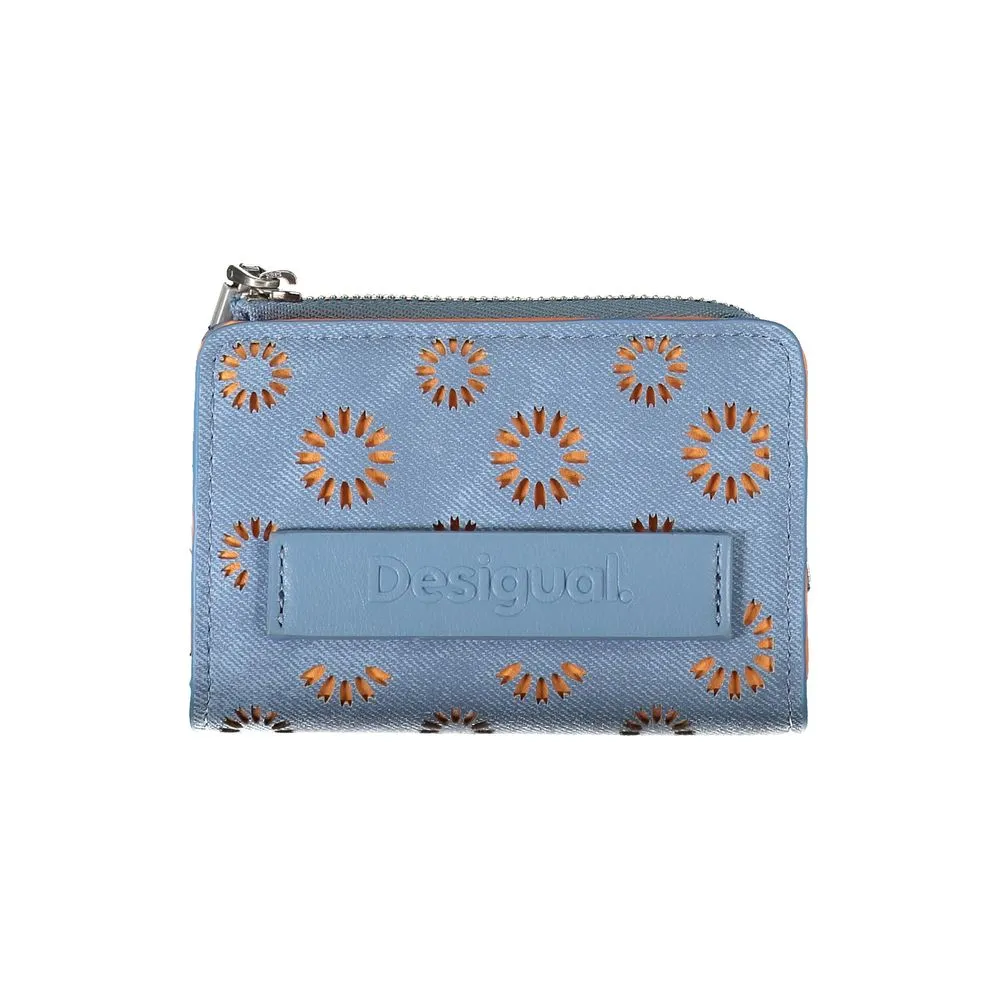 Desigual Women's Light Blue Polyester Wallet