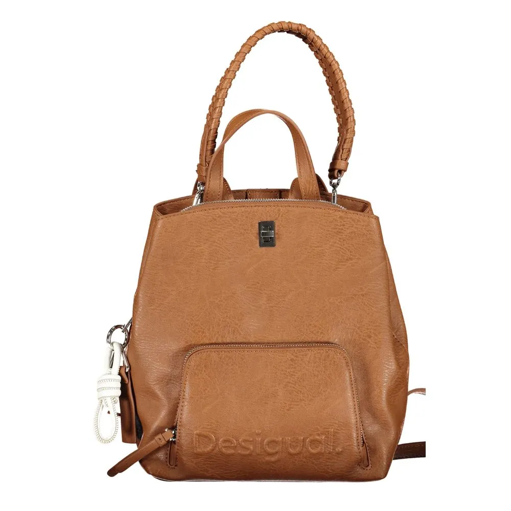 Desigual Women's Brown Polyethylene Backpack