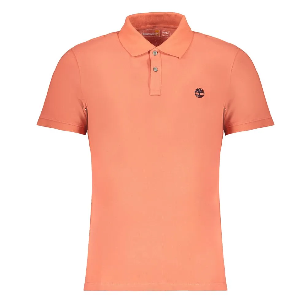Timberland Men's Red Cotton Polo Shirt