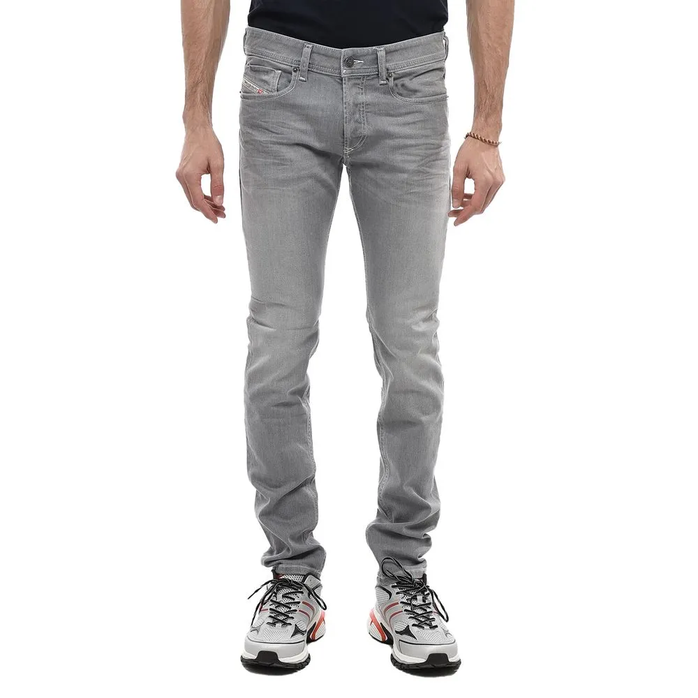 Diesel Men's Gray Cotton Jeans & Pant