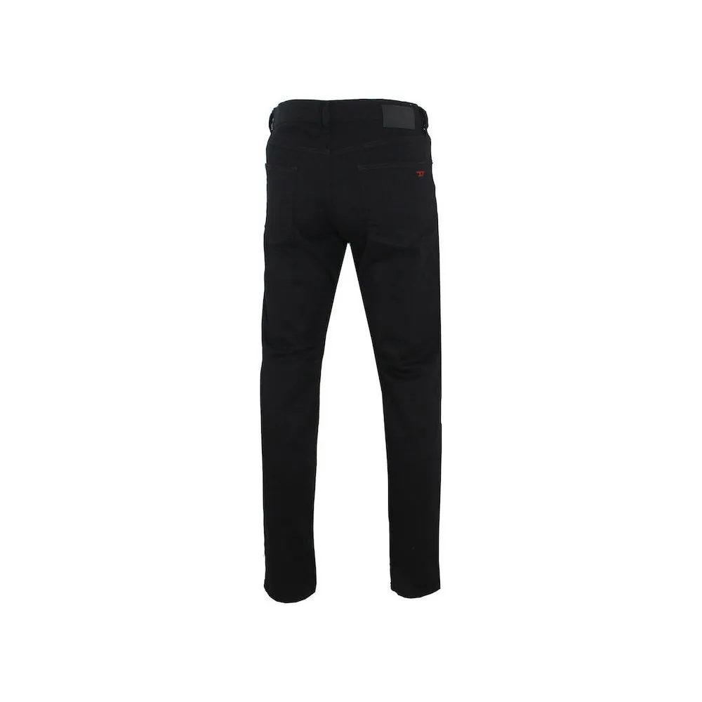 Diesel Men's Black Cotton Jeans & Pant