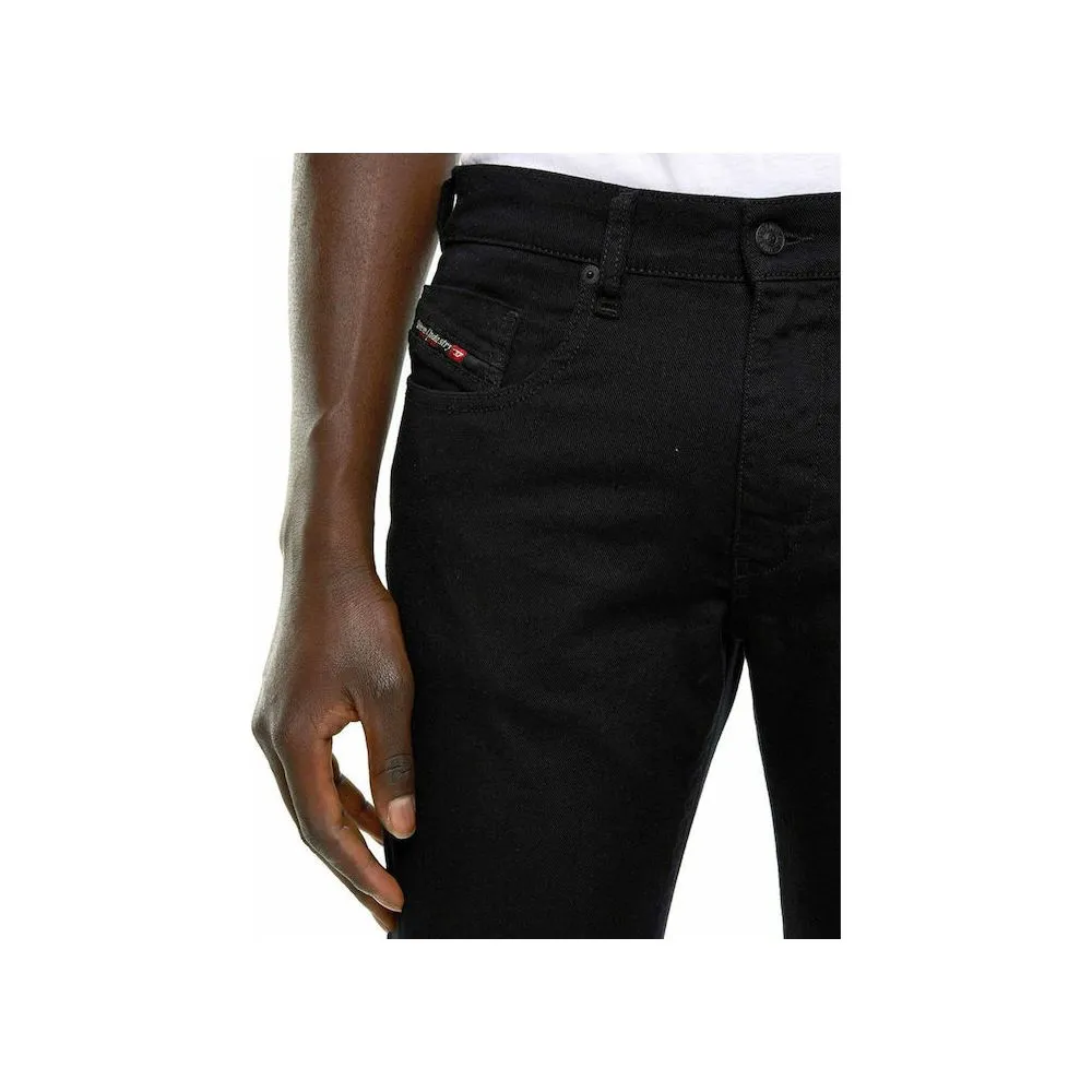 Diesel Men's Black Cotton Jeans & Pant