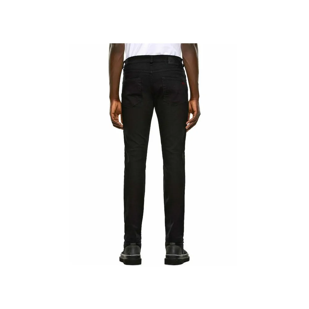 Diesel Men's Black Cotton Jeans & Pant