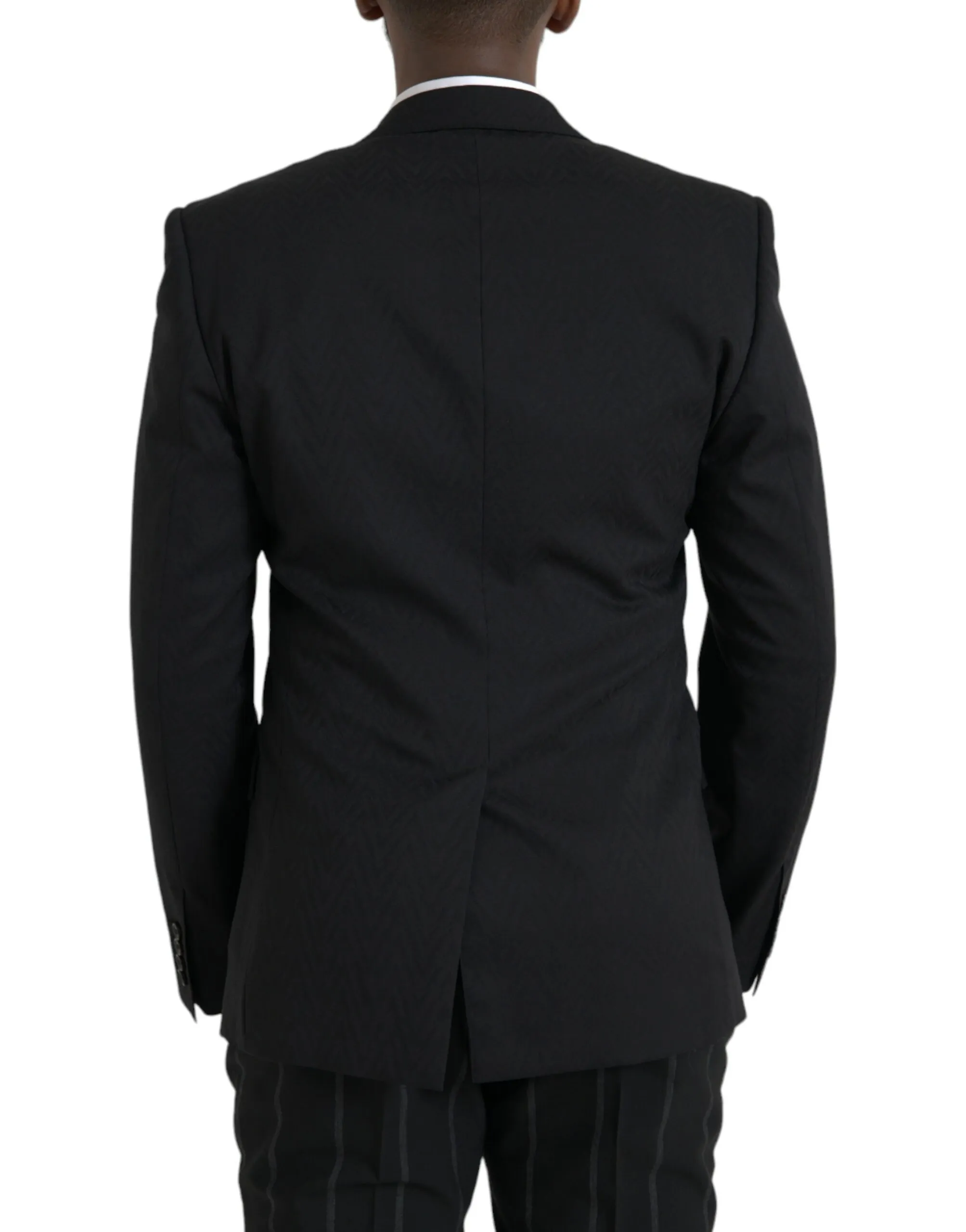 Dolce & Gabbana Men's Black MARTINI Slim Fit Jacket Coat Blazer
